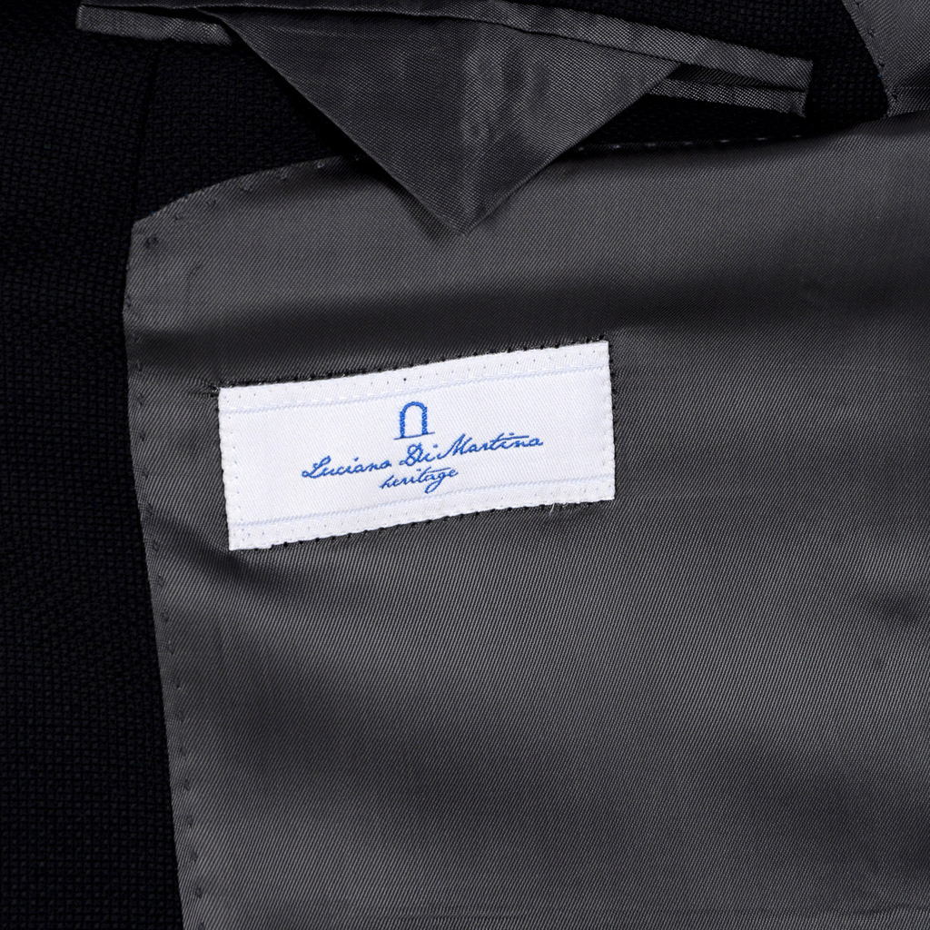Giacca da uomo Luciano Di Martina a maniche lunghe blu scuro