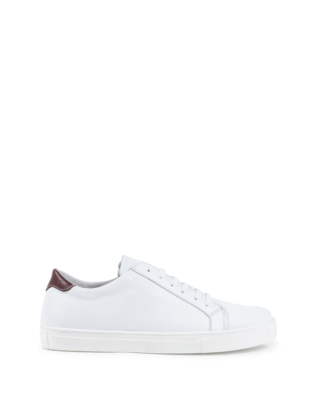 Sneaker Uomo 19V69 Italia Bianco Bordeaux 035 VITELLO BIANCO BORDEAUX