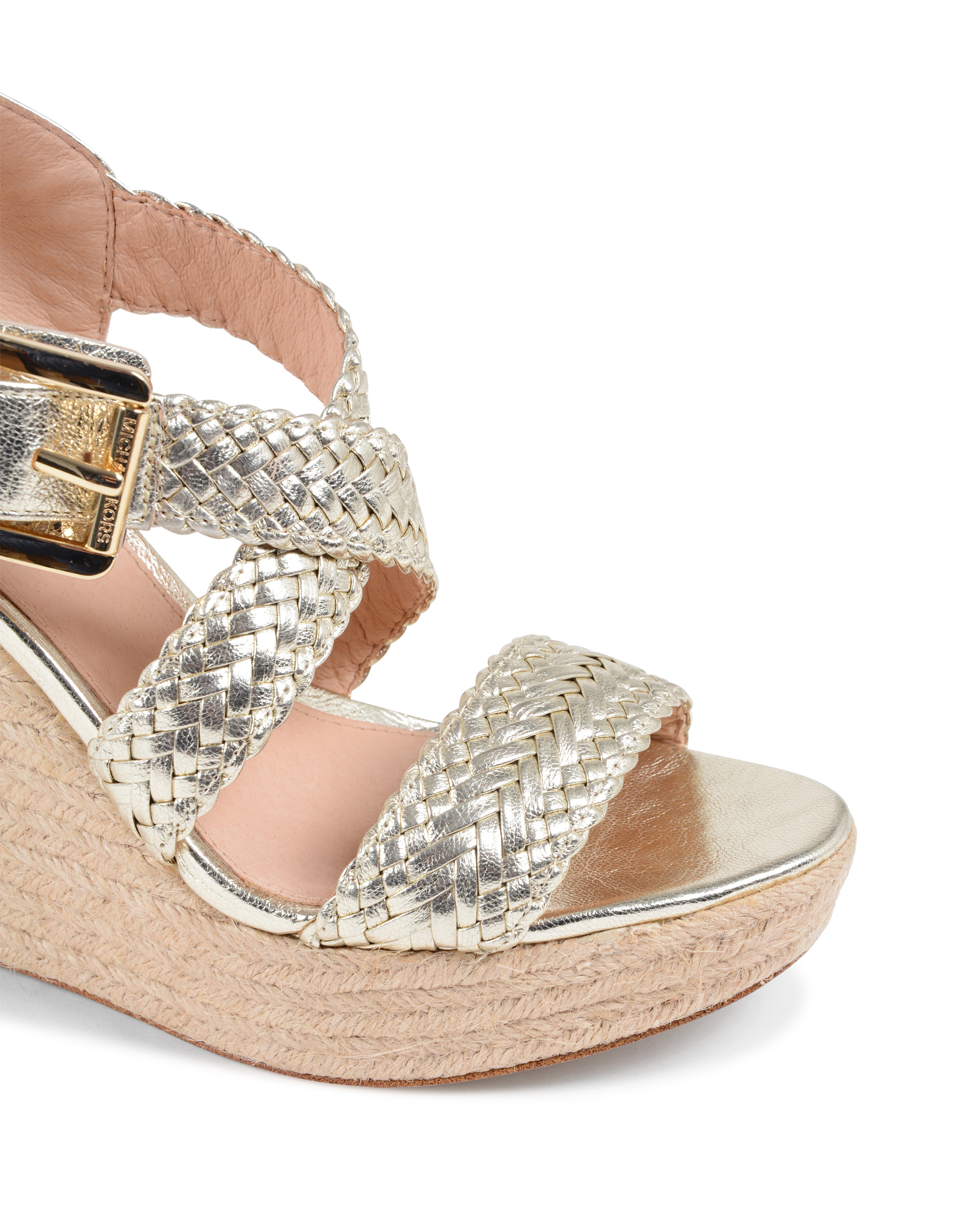 Sandalo con zeppa da donna Michael Kors Oro GIOVANNA