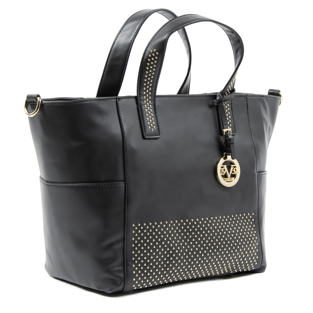 V 1969 Italia Borsa da donna nera VERONICA
