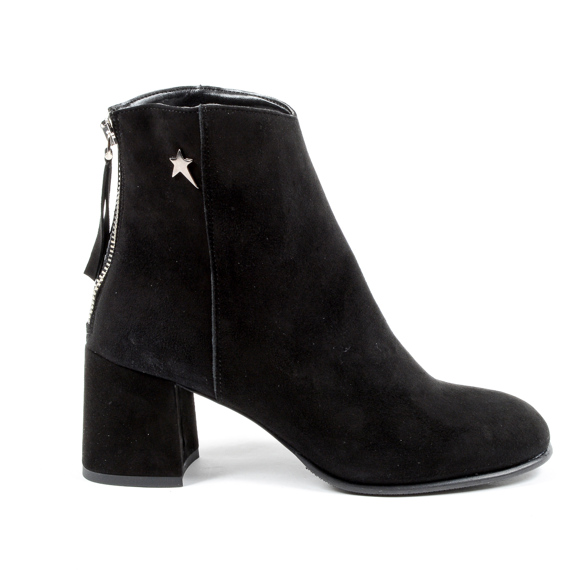 Stivaletti con tacco da donna Andrew Charles neri LINDA