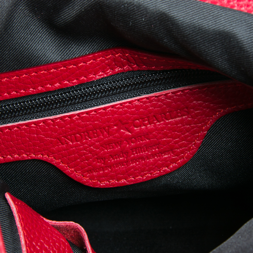 Andrew Charles Borsa da donna rossa GIADA