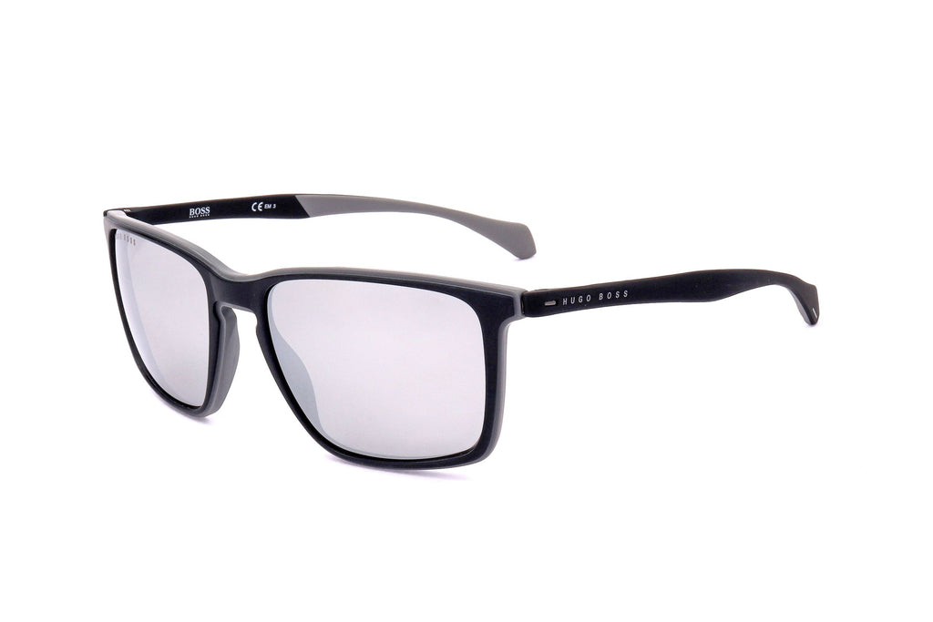 Occhiali da sole da uomo Hugo Boss BOSS 1114 S O6W 57 18 145 NERO OPACO GRIGIO