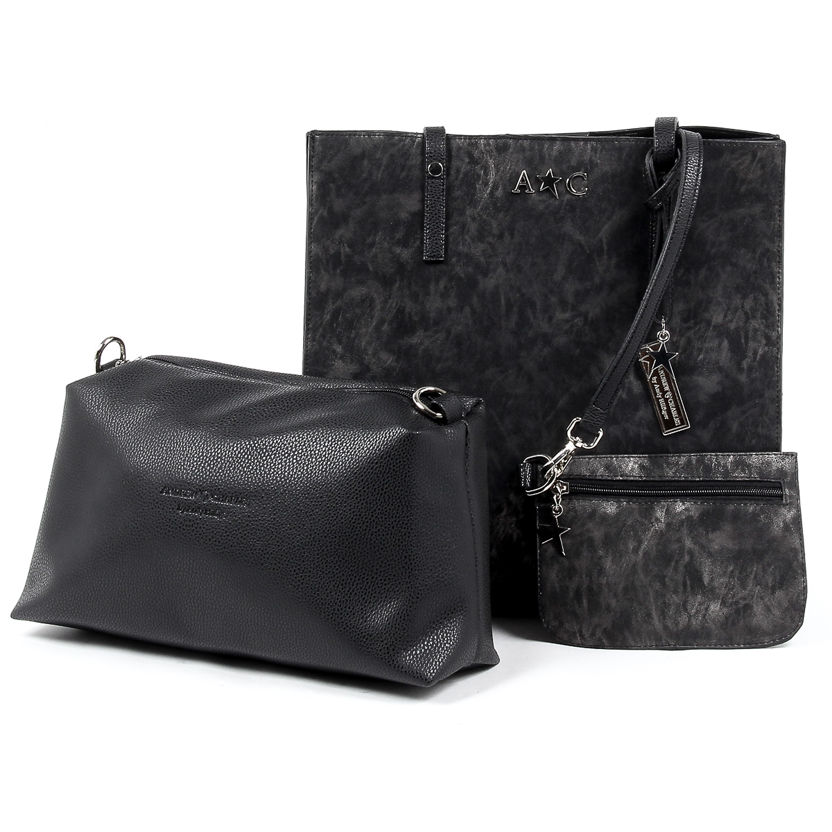 Borsa a mano da donna Andrew Charles nera SERINA