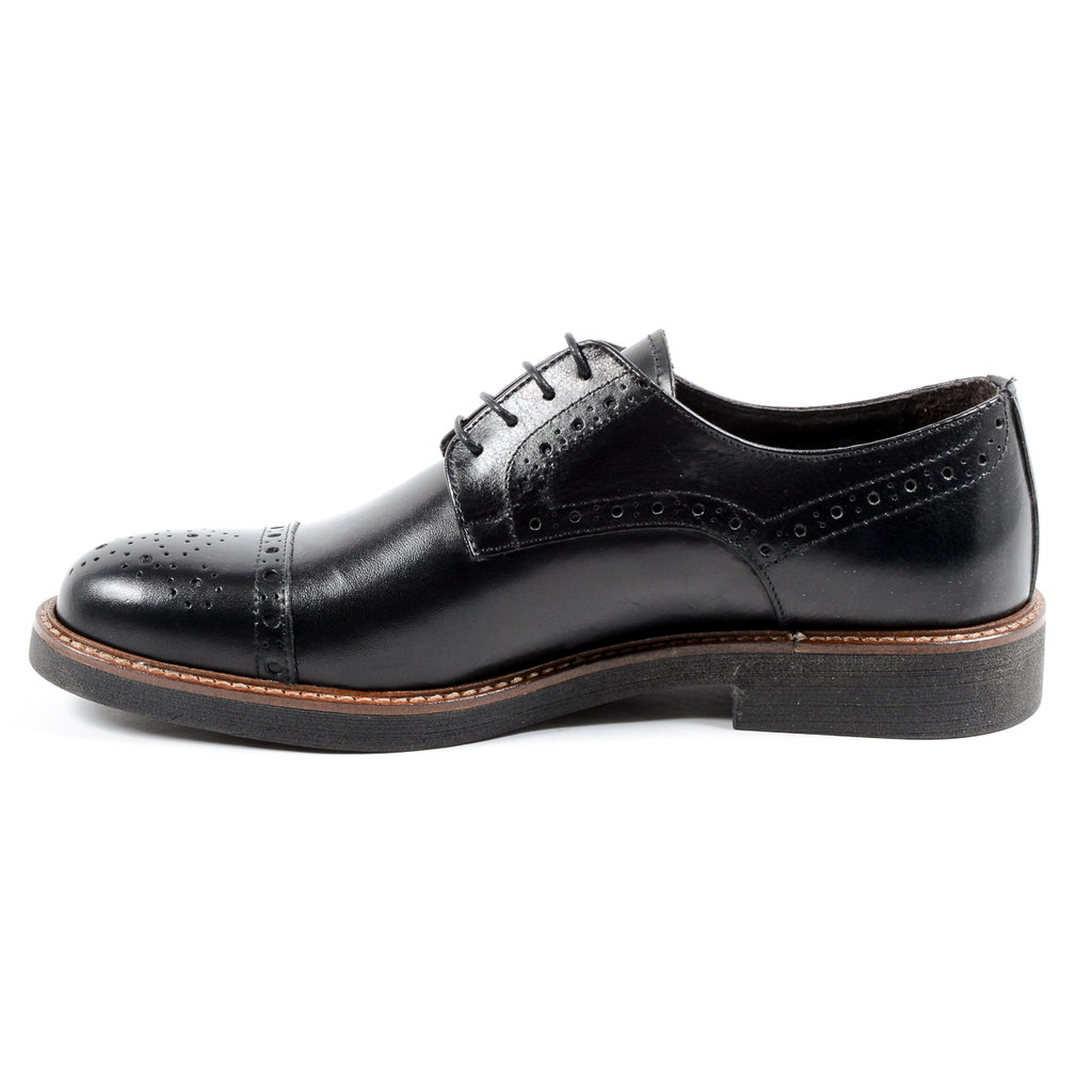 Andrew Charles Scarpa Brogue da Uomo Nera LOU
