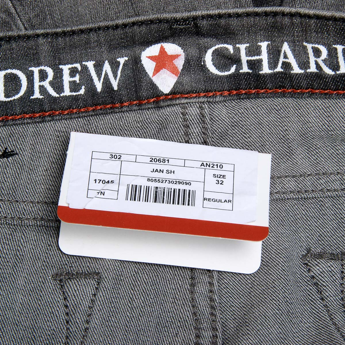 Jeans da uomo Andrew Charles grigio JAN