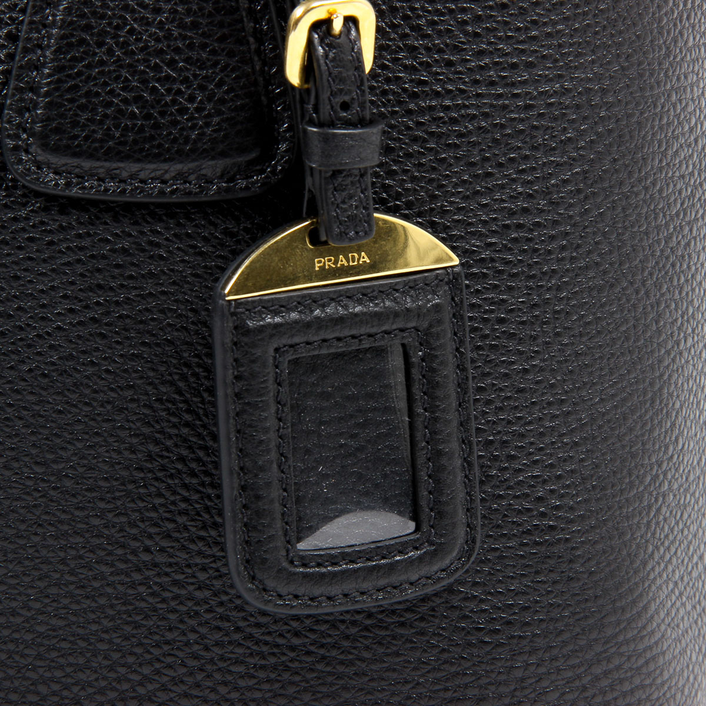 Borsa a mano Prada da donna 1BG043 2E8K F0002 NERO VITELLO PHENIX