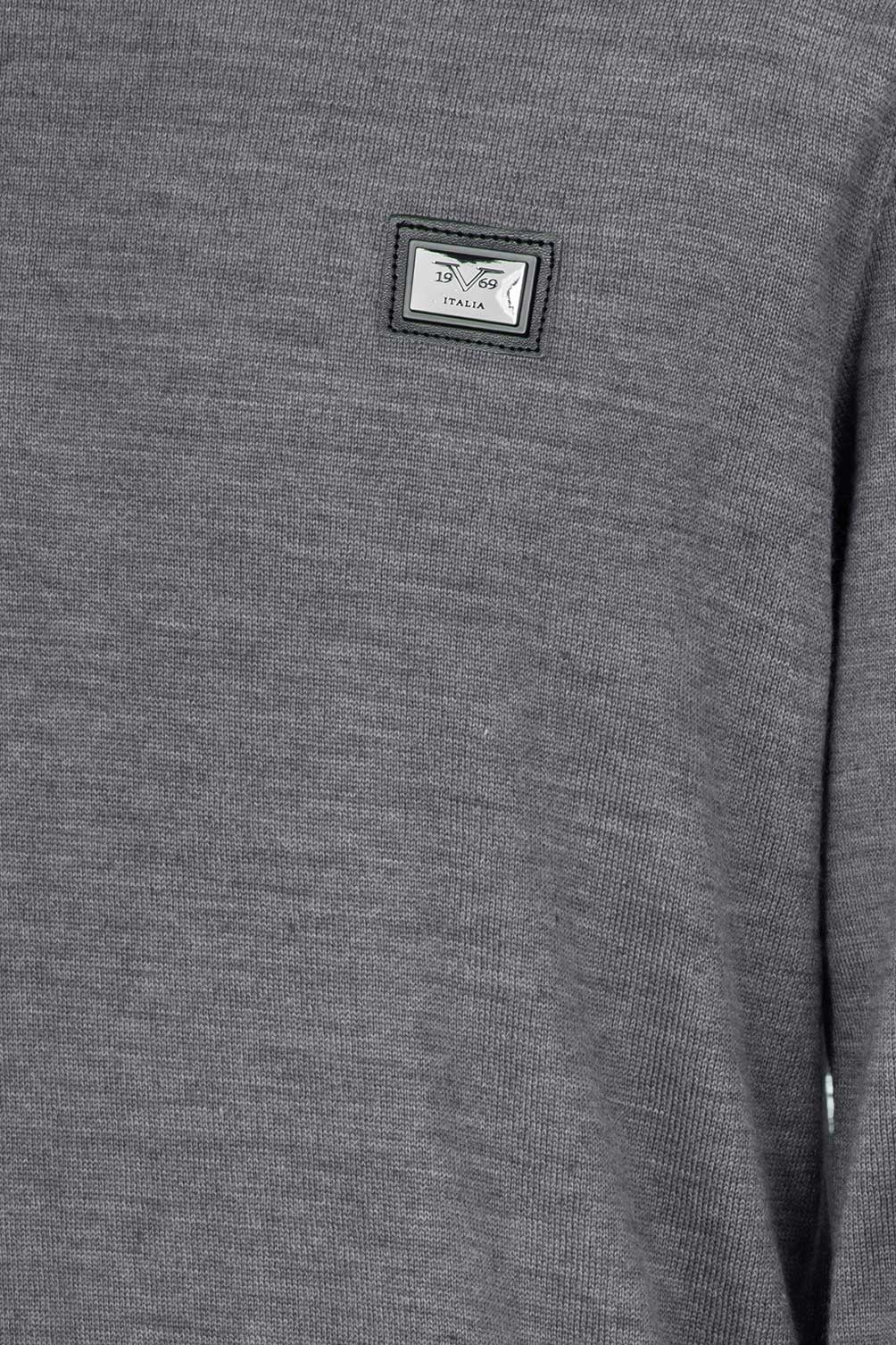19V69 Italia Maglione Uomo Grigio MATTHIAS GREY