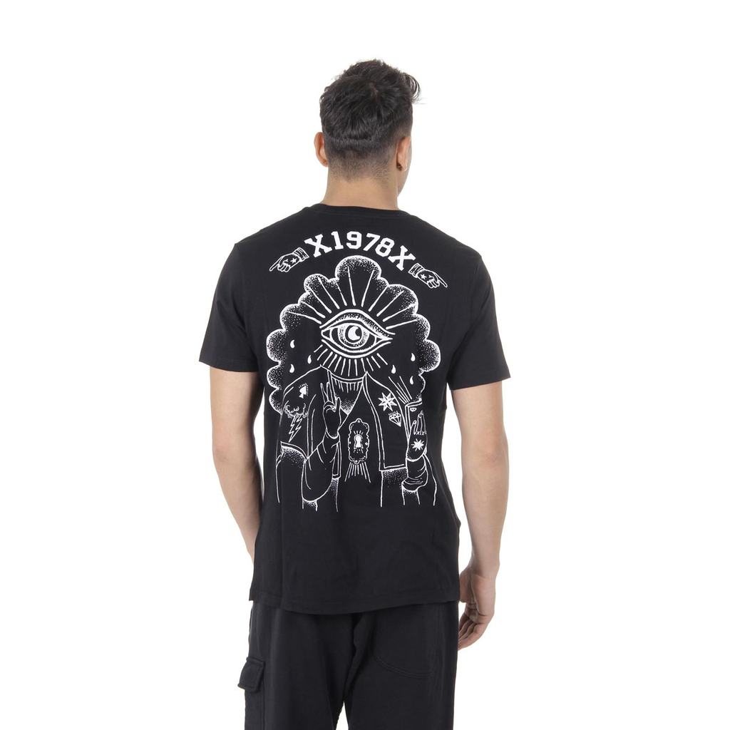 Diesel T-shirt da uomo a maniche corte con scollo rotondo 00SHC0 0JAHZ 900 T-OKE