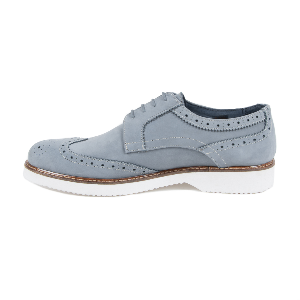 V 1969 Italia Scarpa Brogue Uomo Azzurro Chiaro HARRY