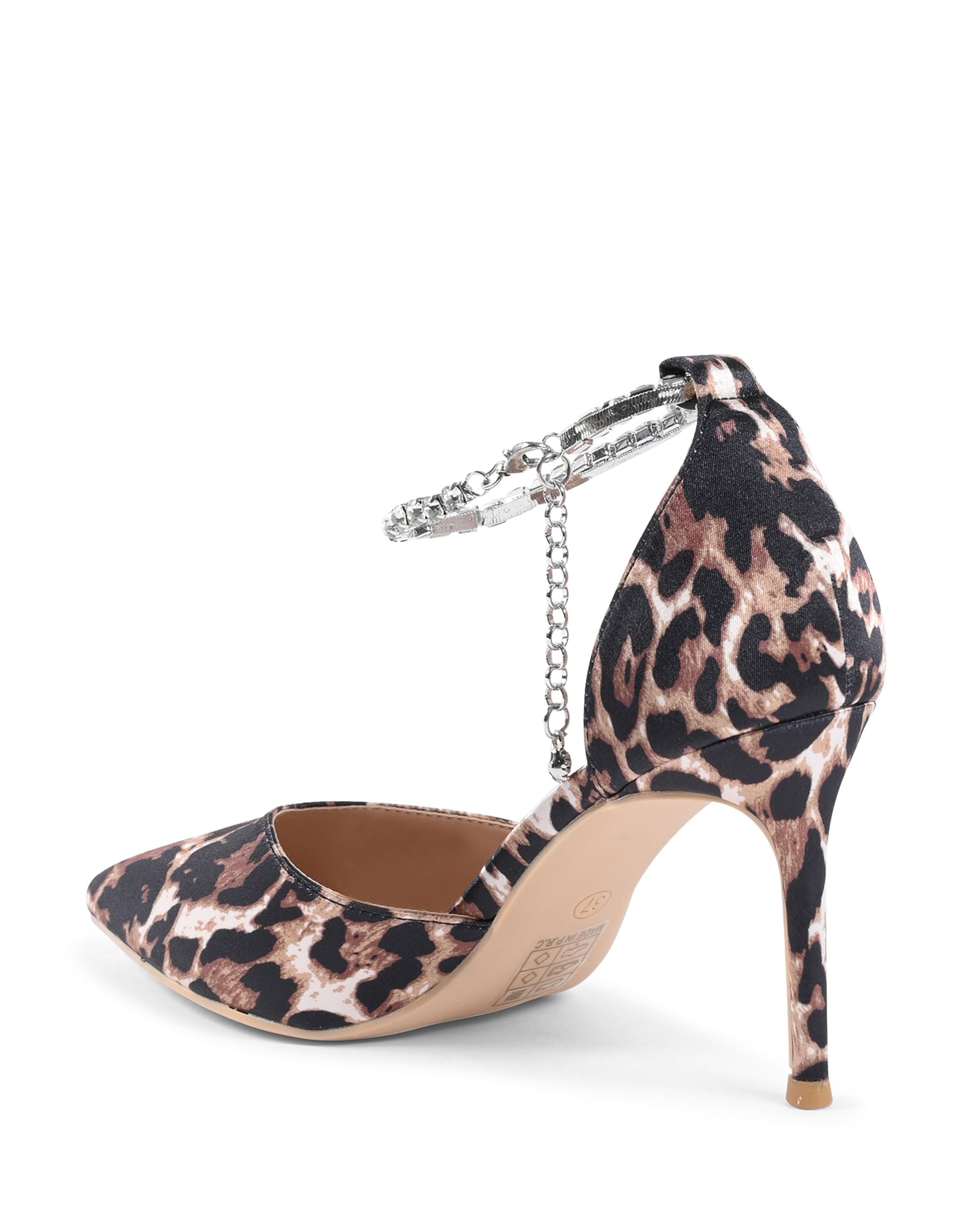 19V69 Italia Scarpe con cinturino alla caviglia da donna Leopard F2929 LEOPARDO