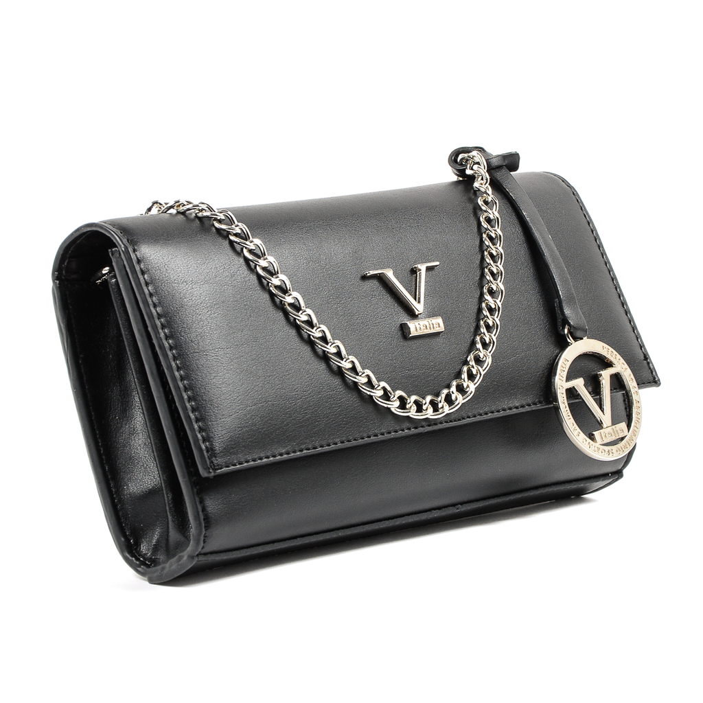 V 1969 Italia Borsa da donna nera BOLLA