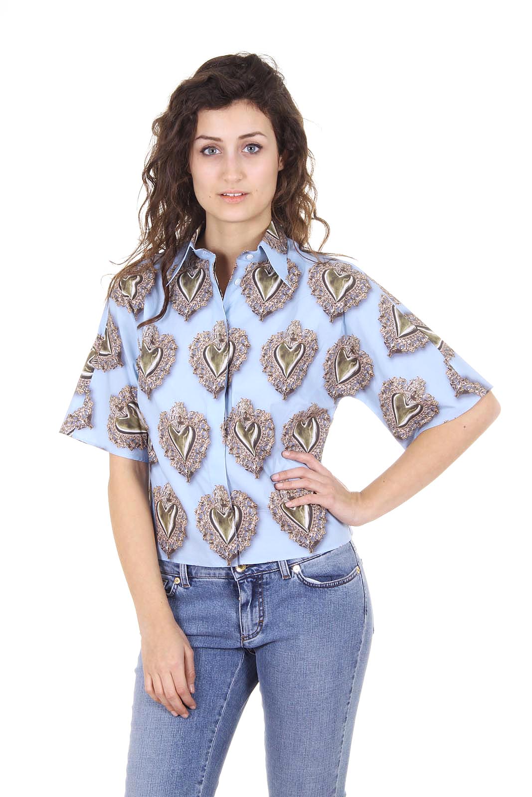 Dolce & Gabbana camicia da donna manica corta F5F27T FS5ST X0800