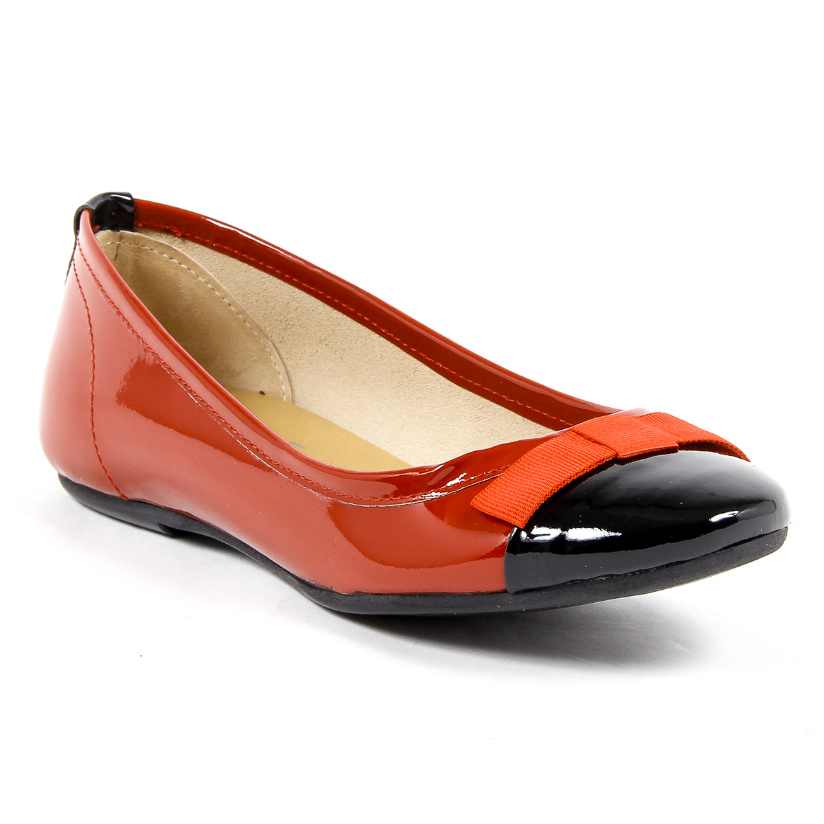 V 1969 Italia Womens Ballerina Red GEMMA