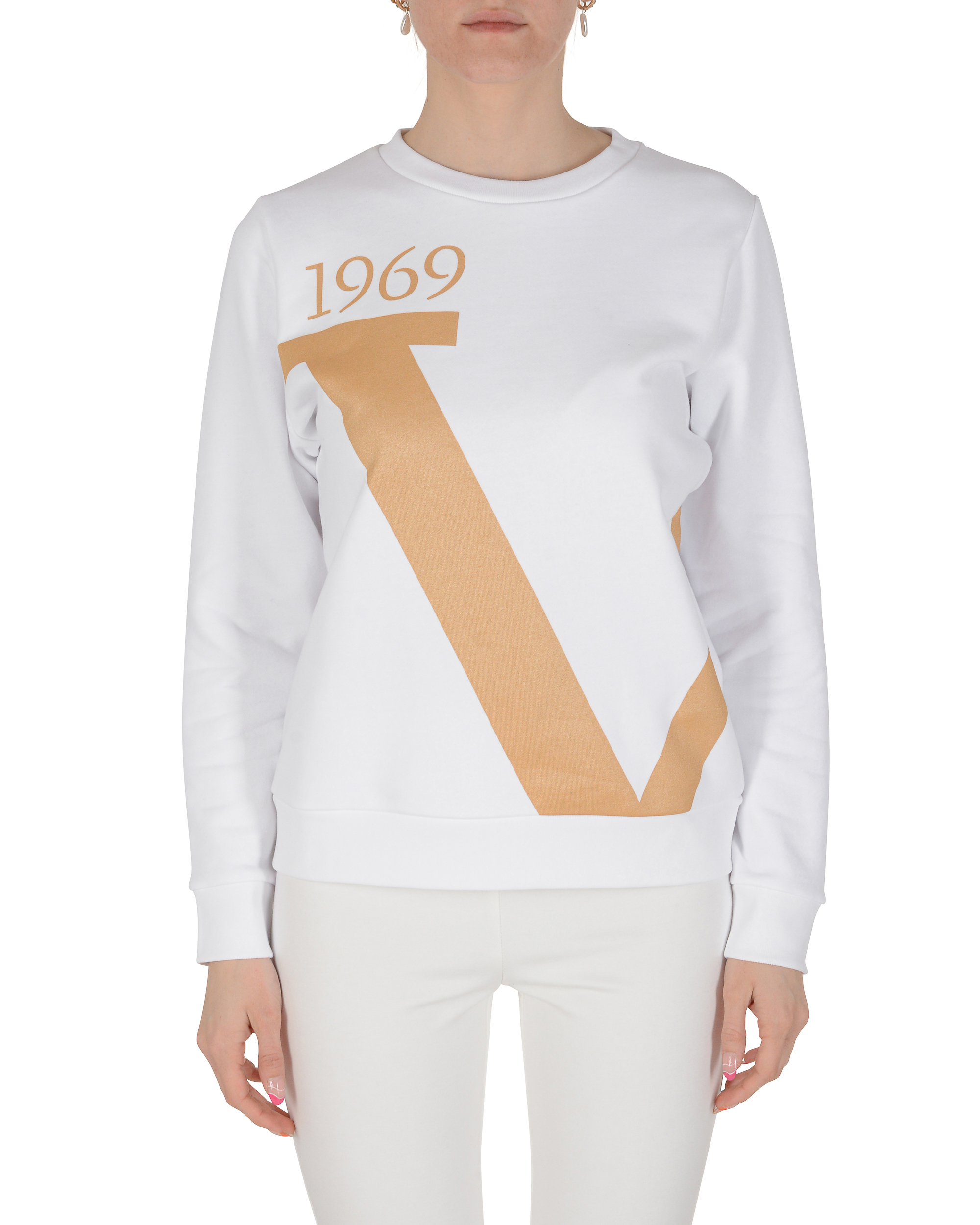 19V69 Italia Felpa Donna Bianca STEFFIE WHITE