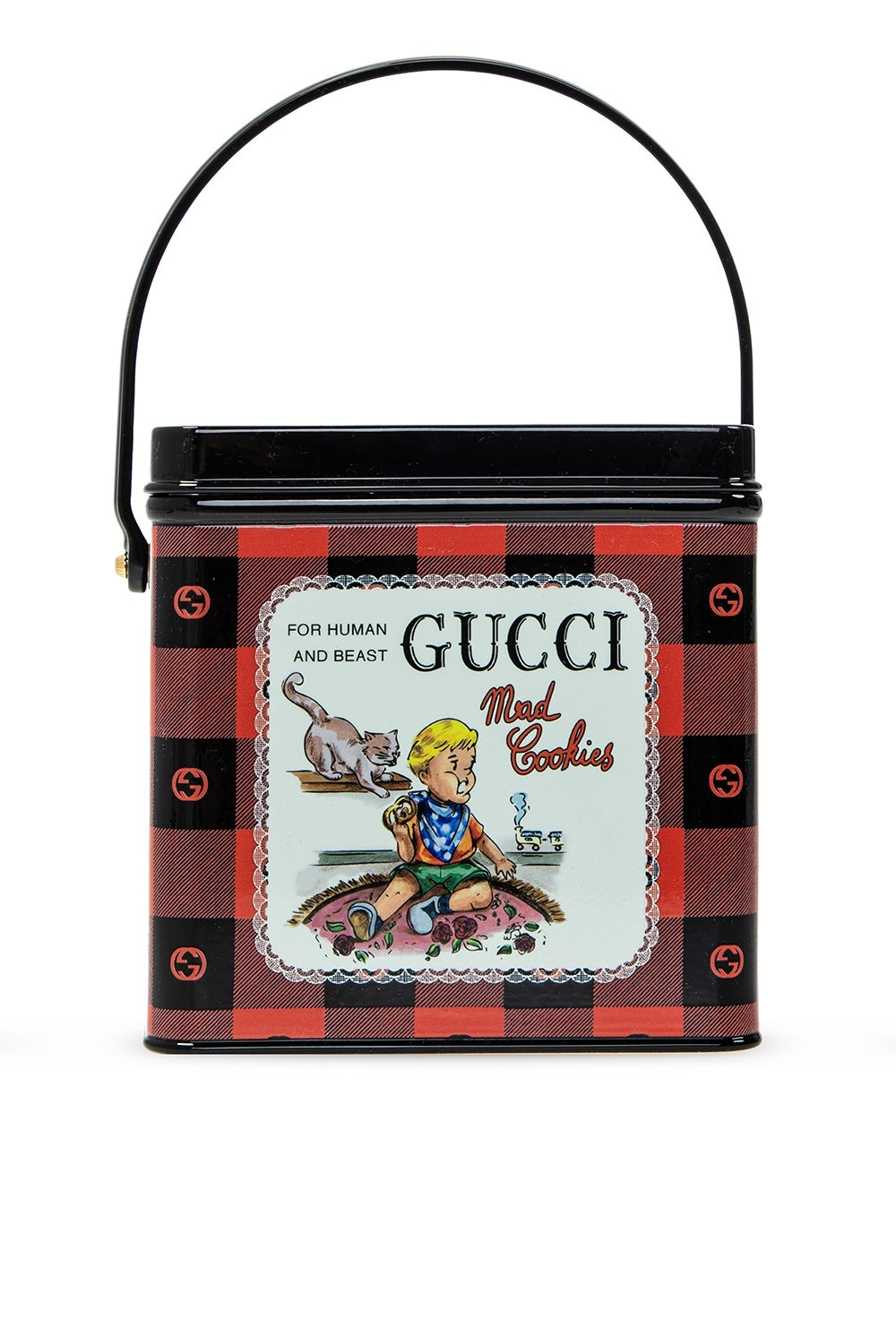 Borsa Gucci Box rossa multicolore
