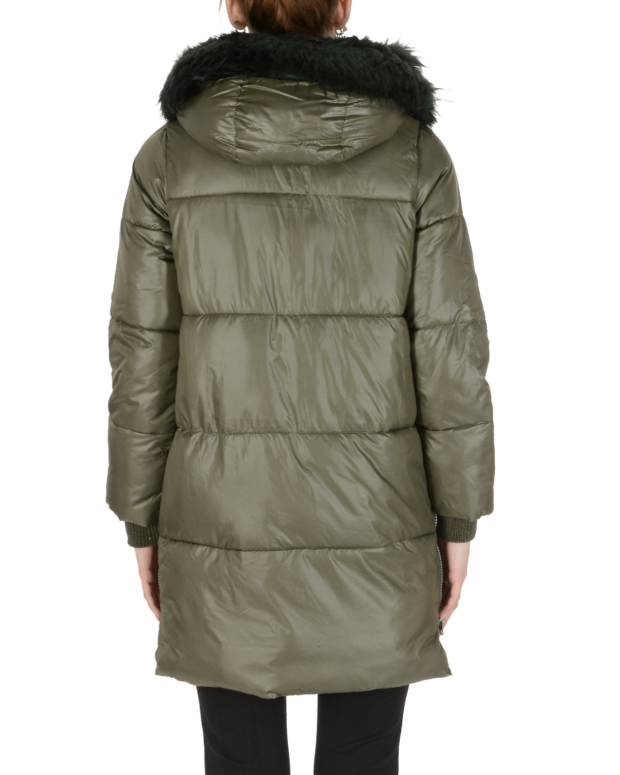 19V69 Italia Giacca da donna verde scuro SAMIRA VERDE SCURO