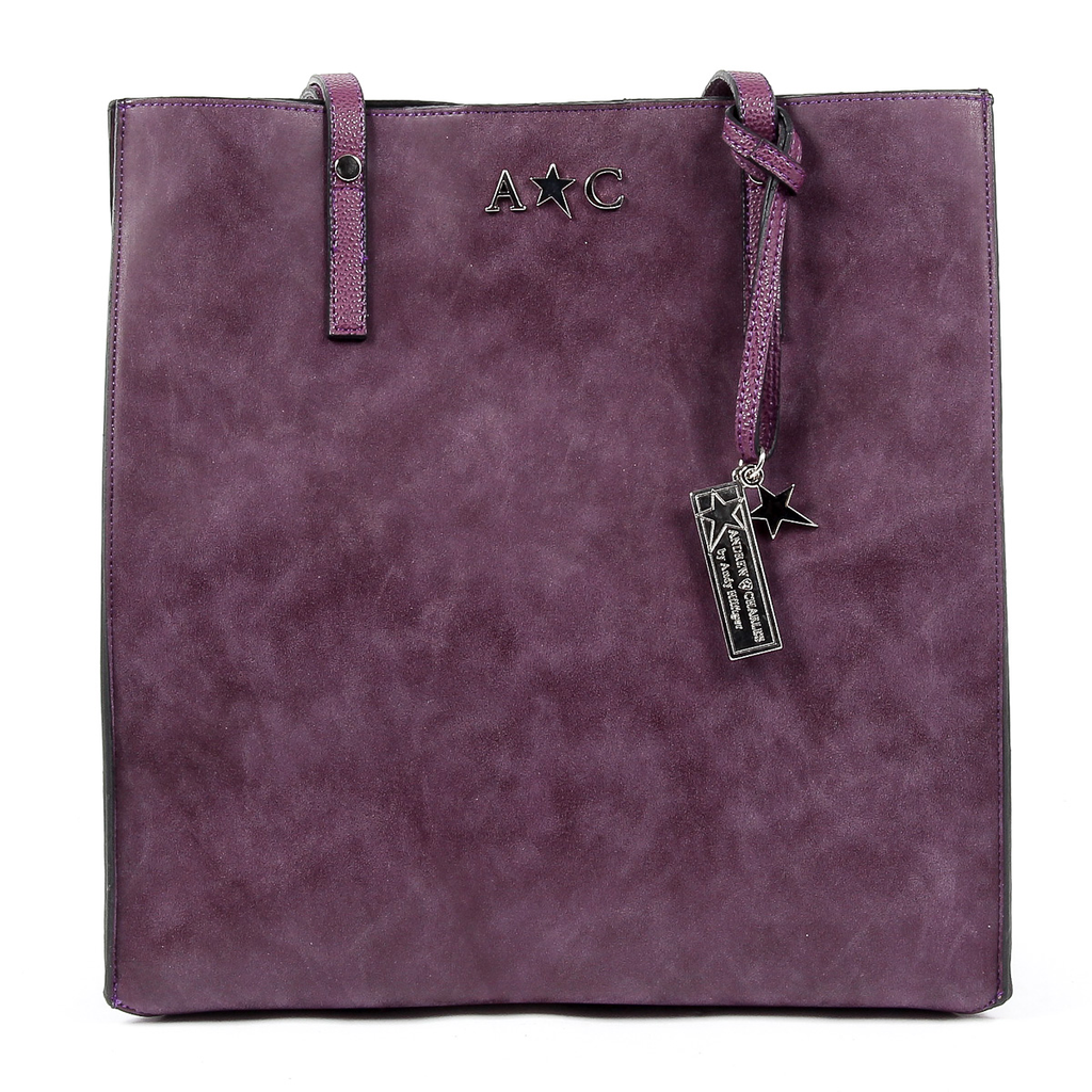 Borsa a mano da donna Andrew Charles viola SERINA