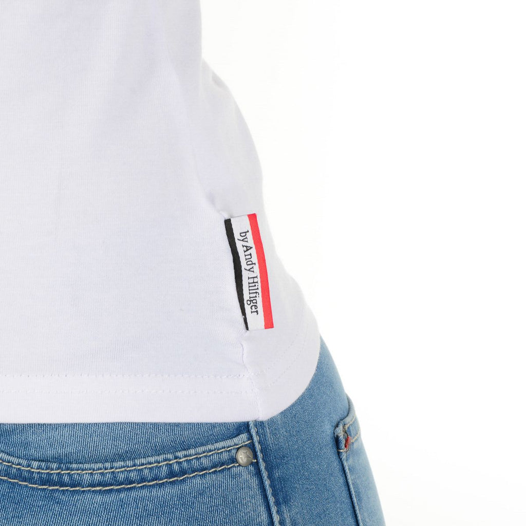 Andrew Charles By Andy Hilfiger T-shirt da donna TS501 03 1002 TARANA WHITE S14