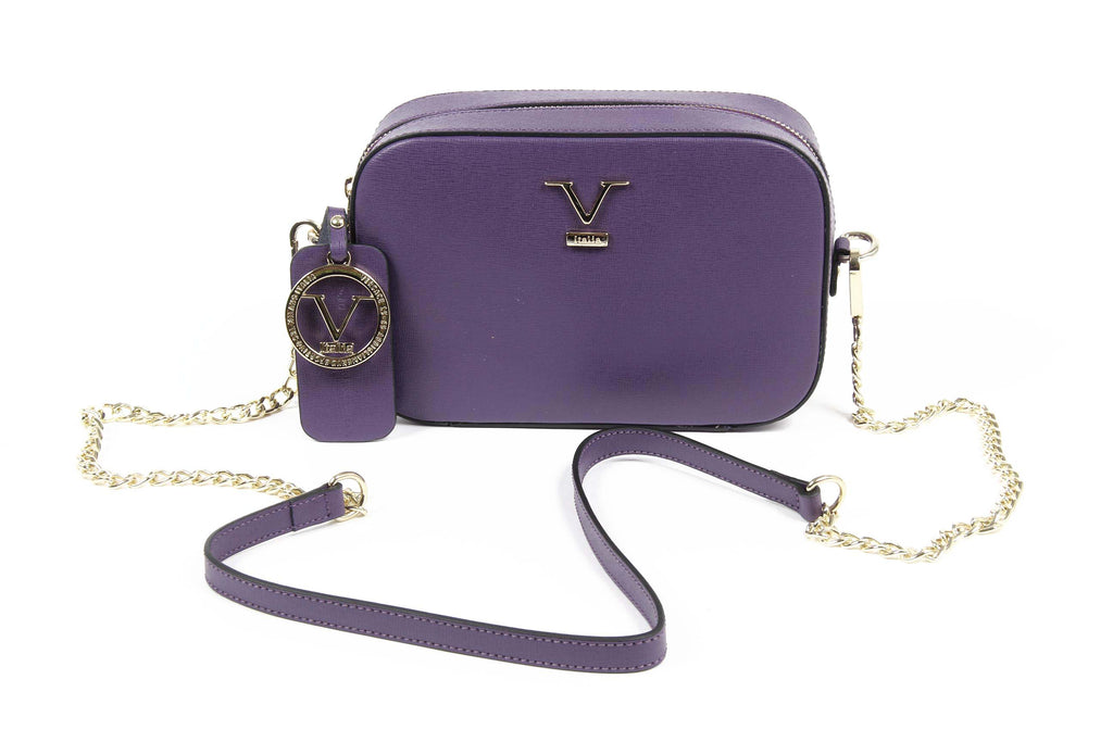 V 1969 Italia Borsa da donna V001 SAFFIANO VIOLA