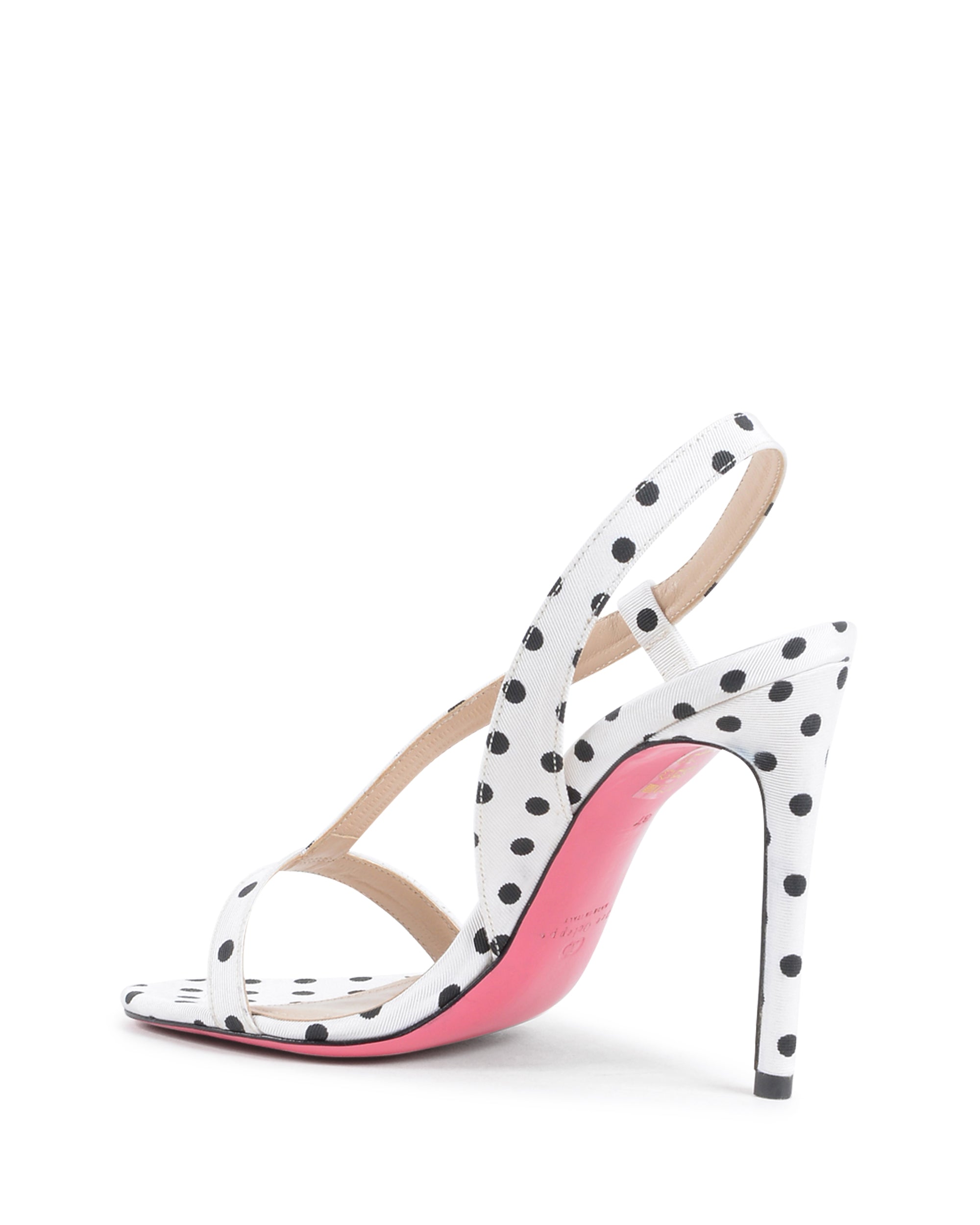 Sandalo Portofino Polka Bianco/Nero