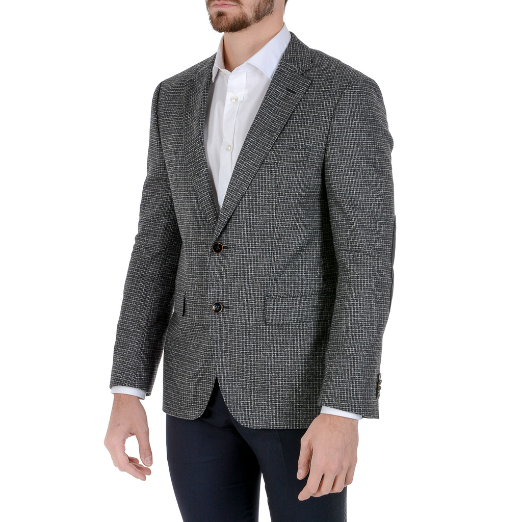 Giacca da uomo Hugo Boss a maniche lunghe grigia JAYDEN