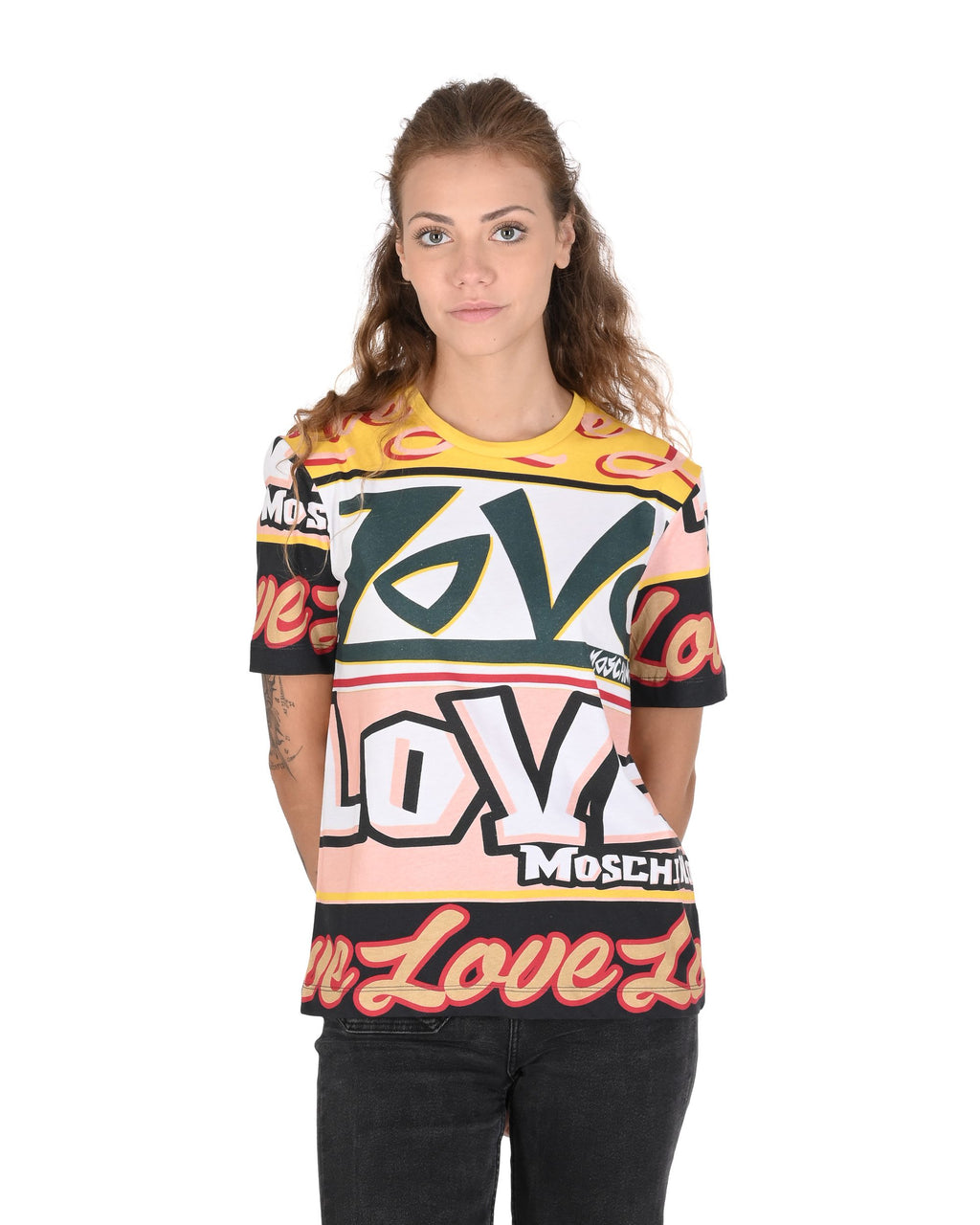 Love Moschino T-Shirt Donna W 4 H06 30 M 3876 4031 MULTILOGHI