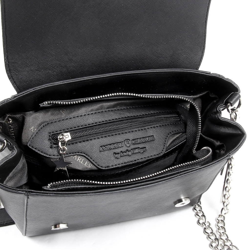 Borsa a mano da donna Andrew Charles nera VERA
