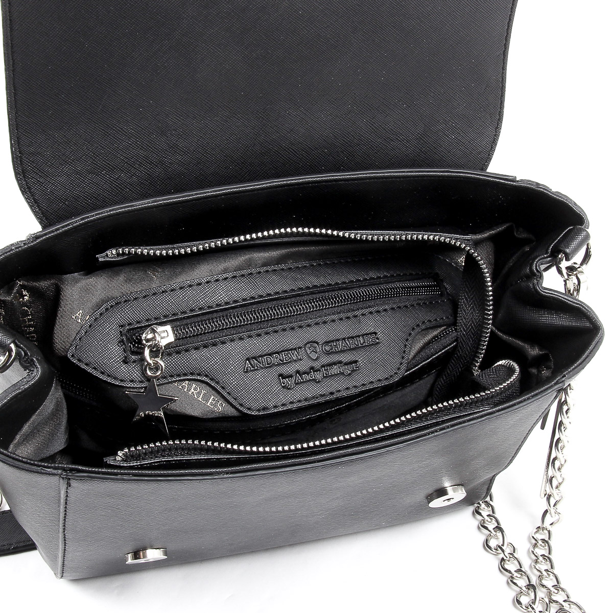 Borsa a mano da donna Andrew Charles nera VERA