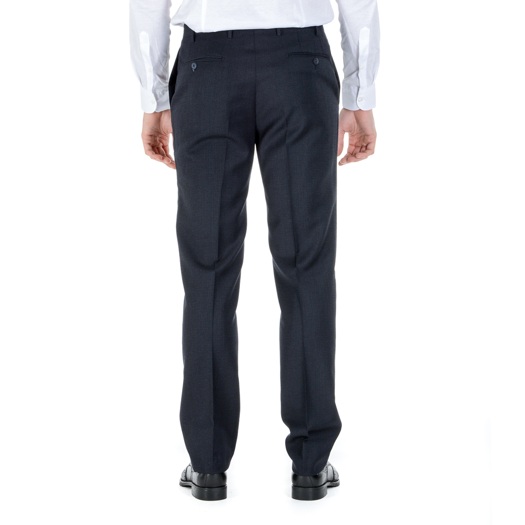 Corneliani Pantaloni Uomo Blu Scuro