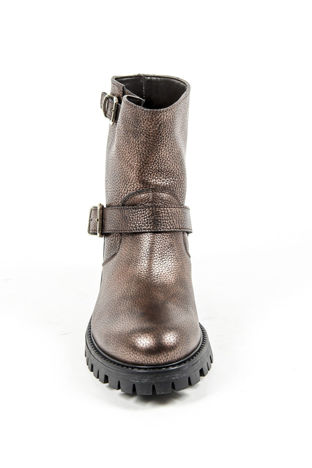 V 1969 Italia Stivaletto corto da donna B1441 BRONZO NATURALE