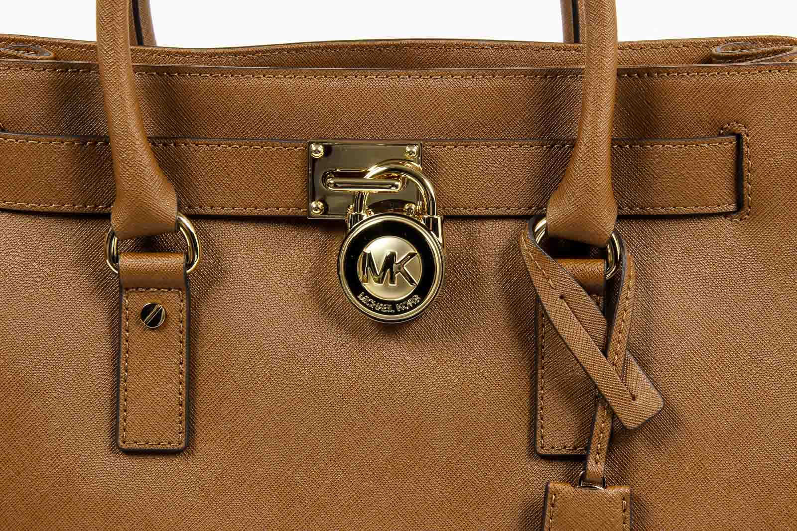 Borsa a mano grande in pelle Hamilton da donna Michael Kors