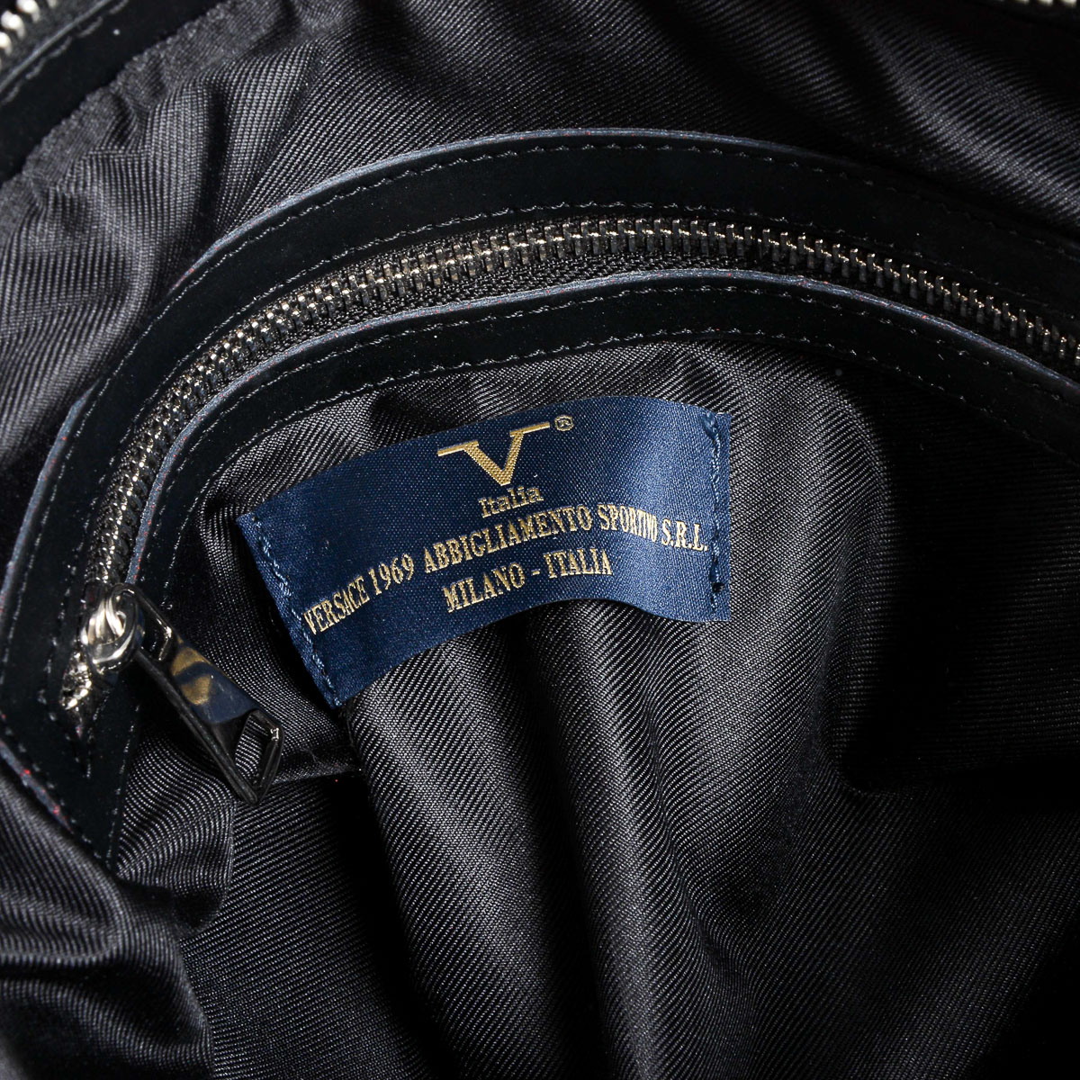 V 1969 Italia Borsa da donna nera GLORY