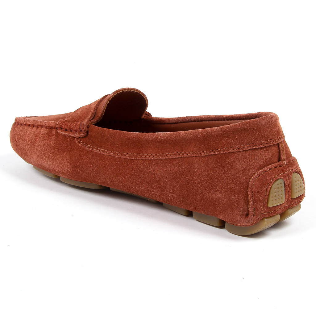 V 1969 Italia Mocassino da donna rosso scuro AMALFI