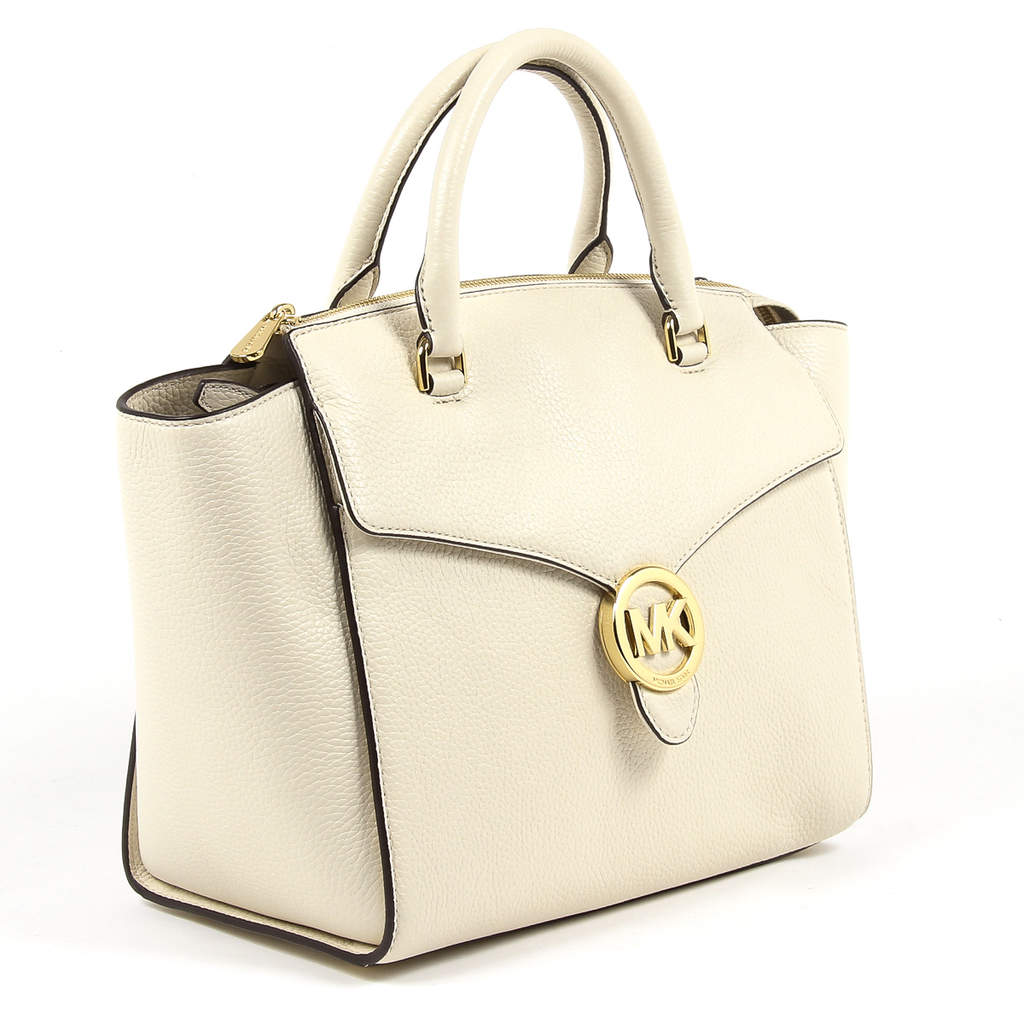 Borsa a mano da donna Michael Kors VANNA 35T7GV3S3L ECRU