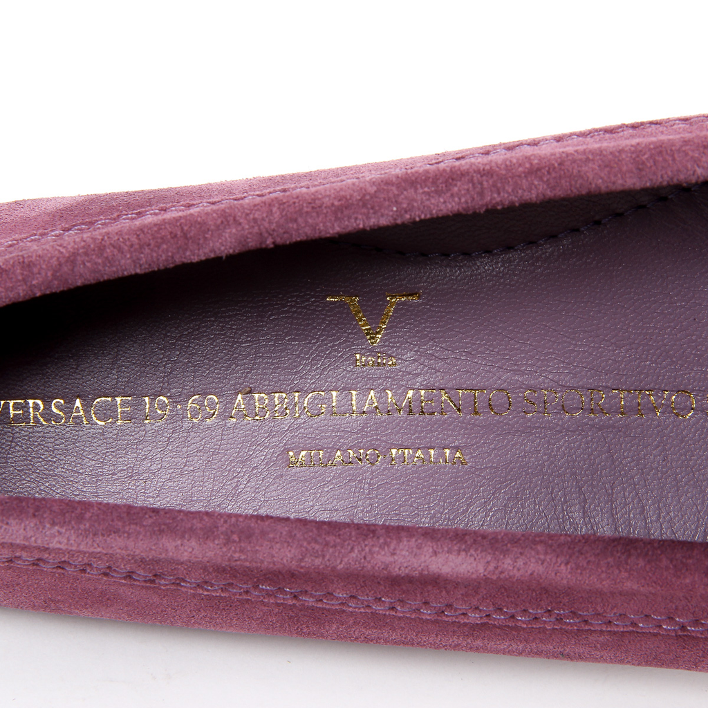V 1969 Italia Mocassini da donna viola AMALFI