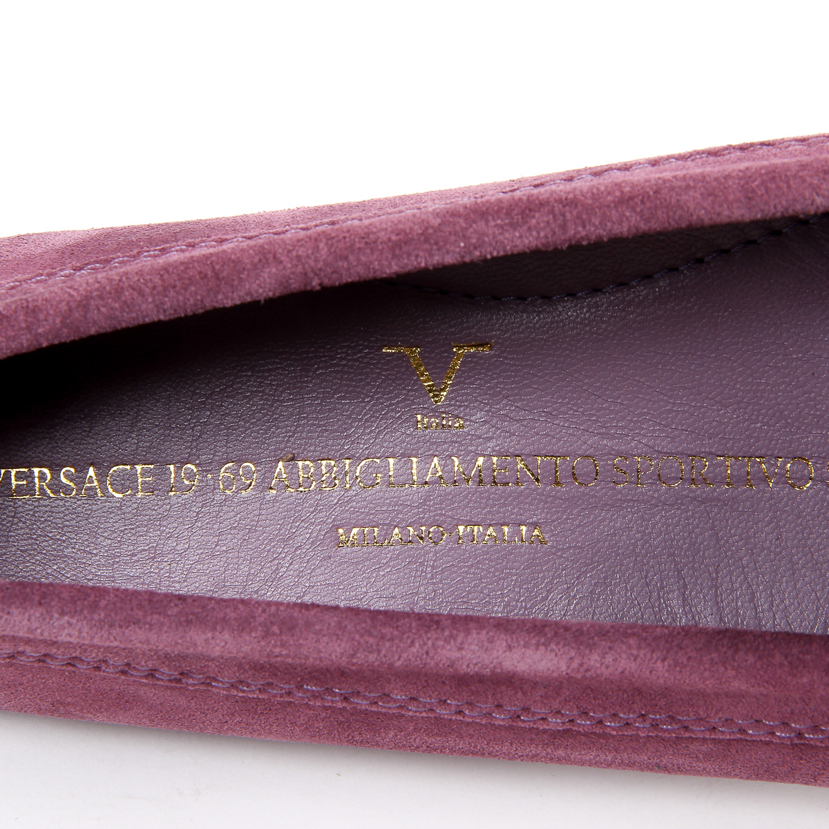 V 1969 Italia Mocassini da donna viola AMALFI