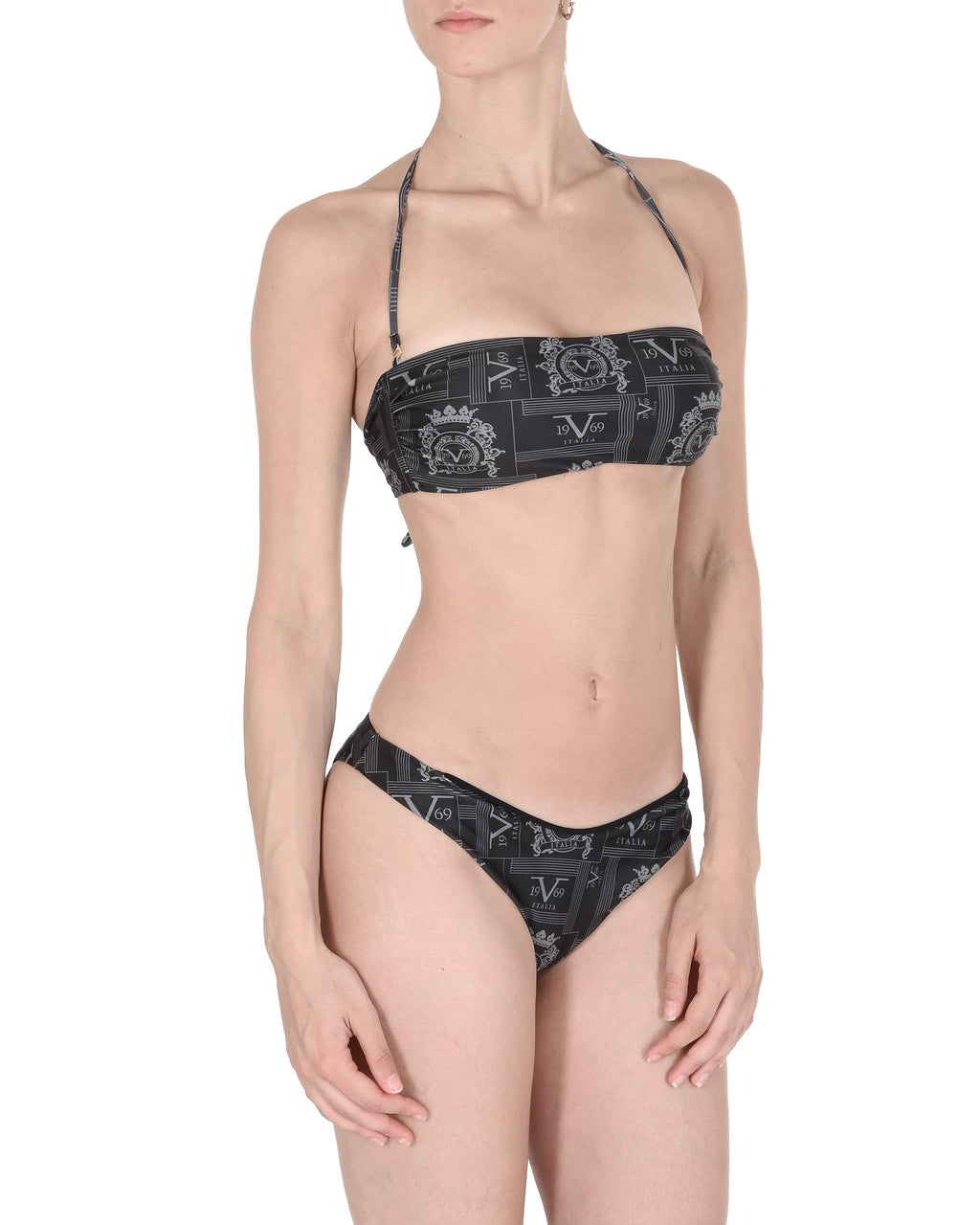 19V69 Italia Slip da bagno da donna VSC1WBT11 NERO