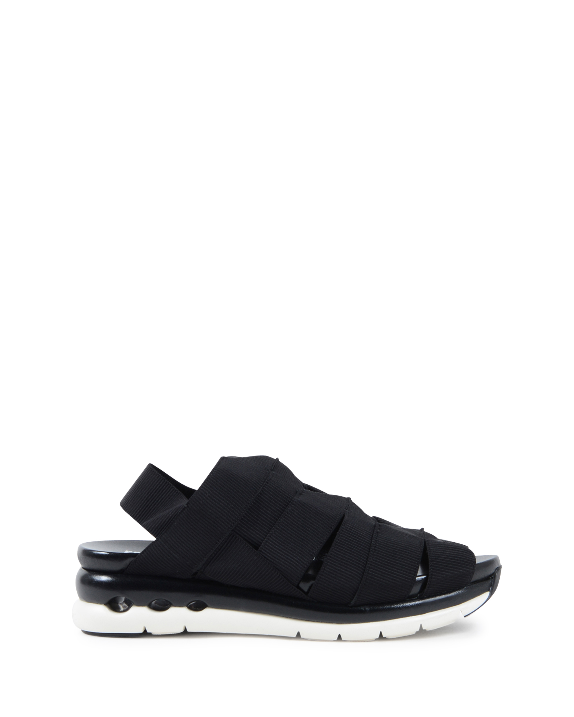 Sandalo da donna Salvatore Ferragamo nero EDELINE