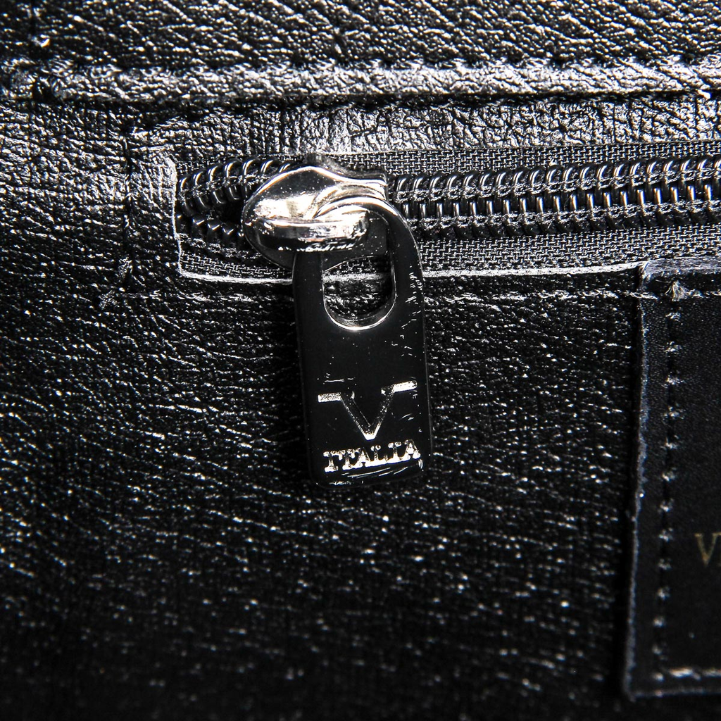 Borsa da donna V 1969 Italia V020-S PALMELLATO NERO