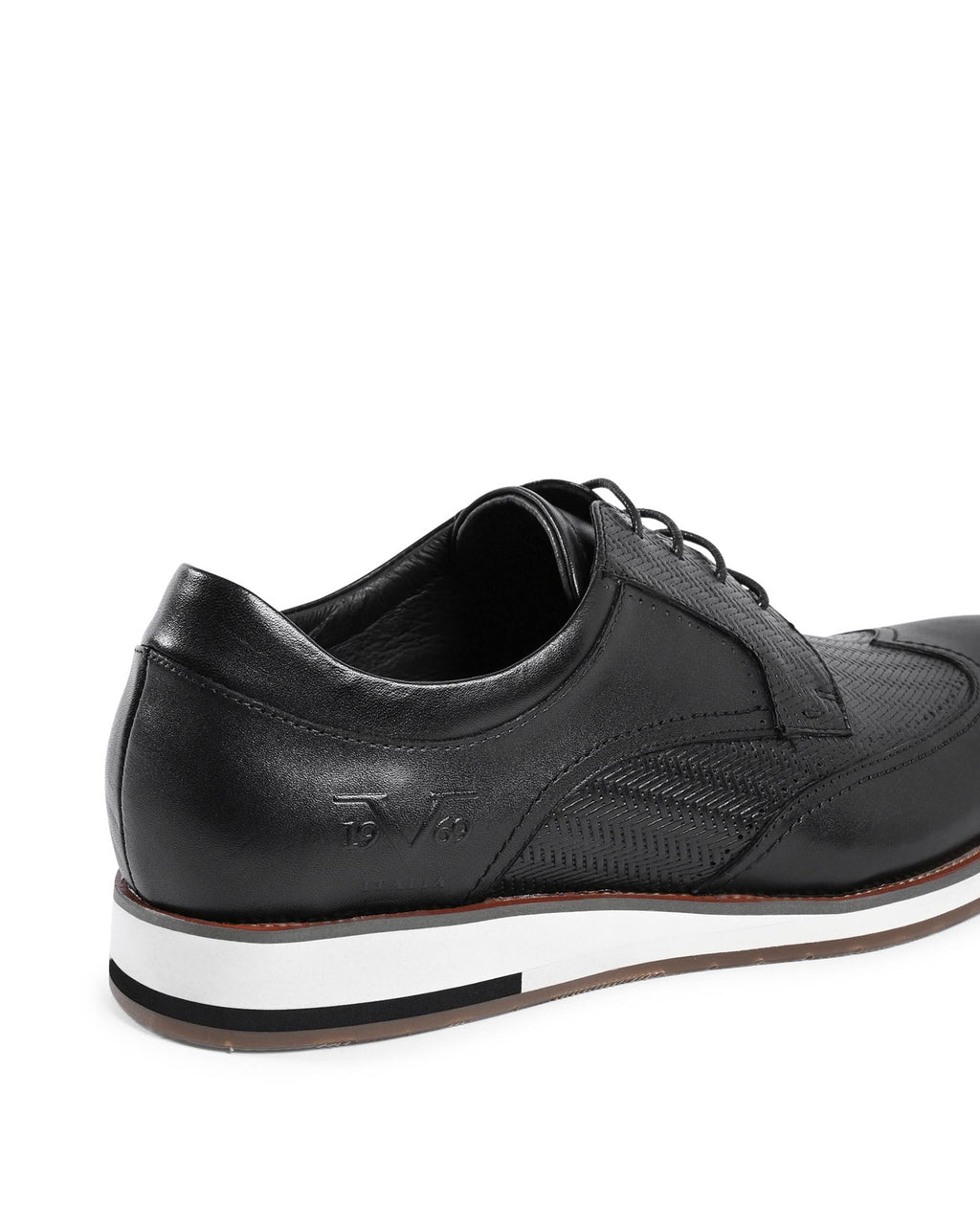 19V69 Italia Uomo Brogue Nero YO ZD28-H27 NERO