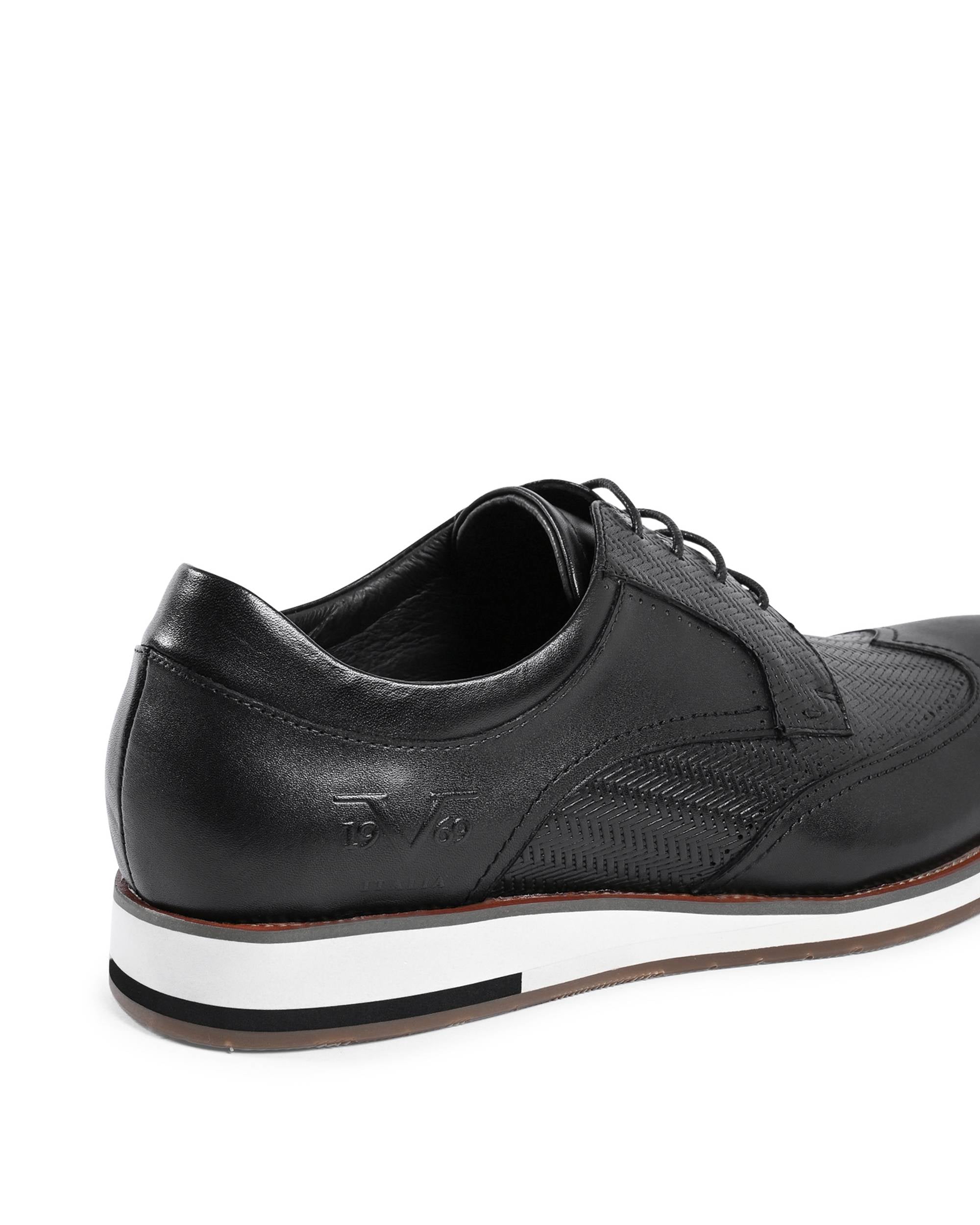 19V69 Italia Uomo Brogue Nero YO ZD28-H27 NERO