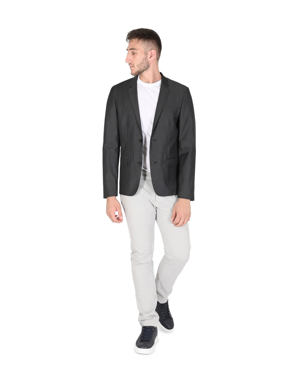 Calvin Klein Blazer da uomo grigio K1IK101603657
