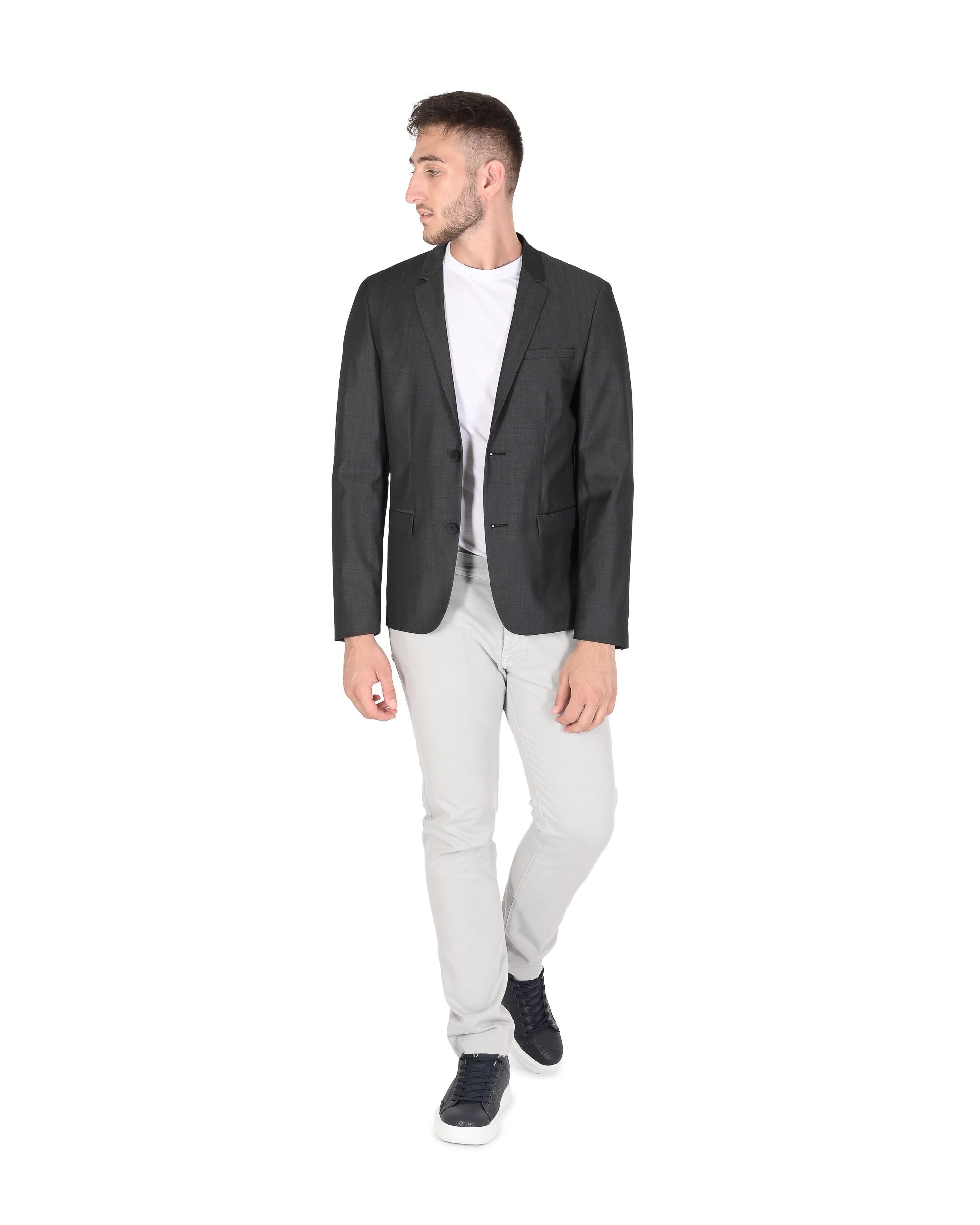 Calvin Klein Blazer da uomo grigio K1IK101603657