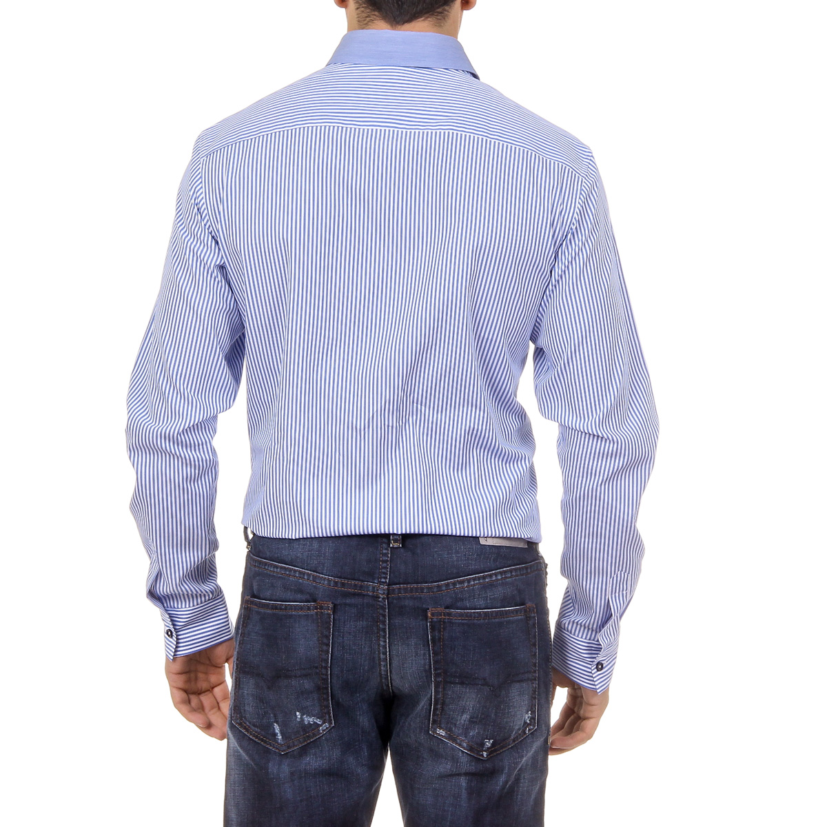 Camicia da uomo Ufford & Suffolk Polo Club USC01 A1 BLUETTE