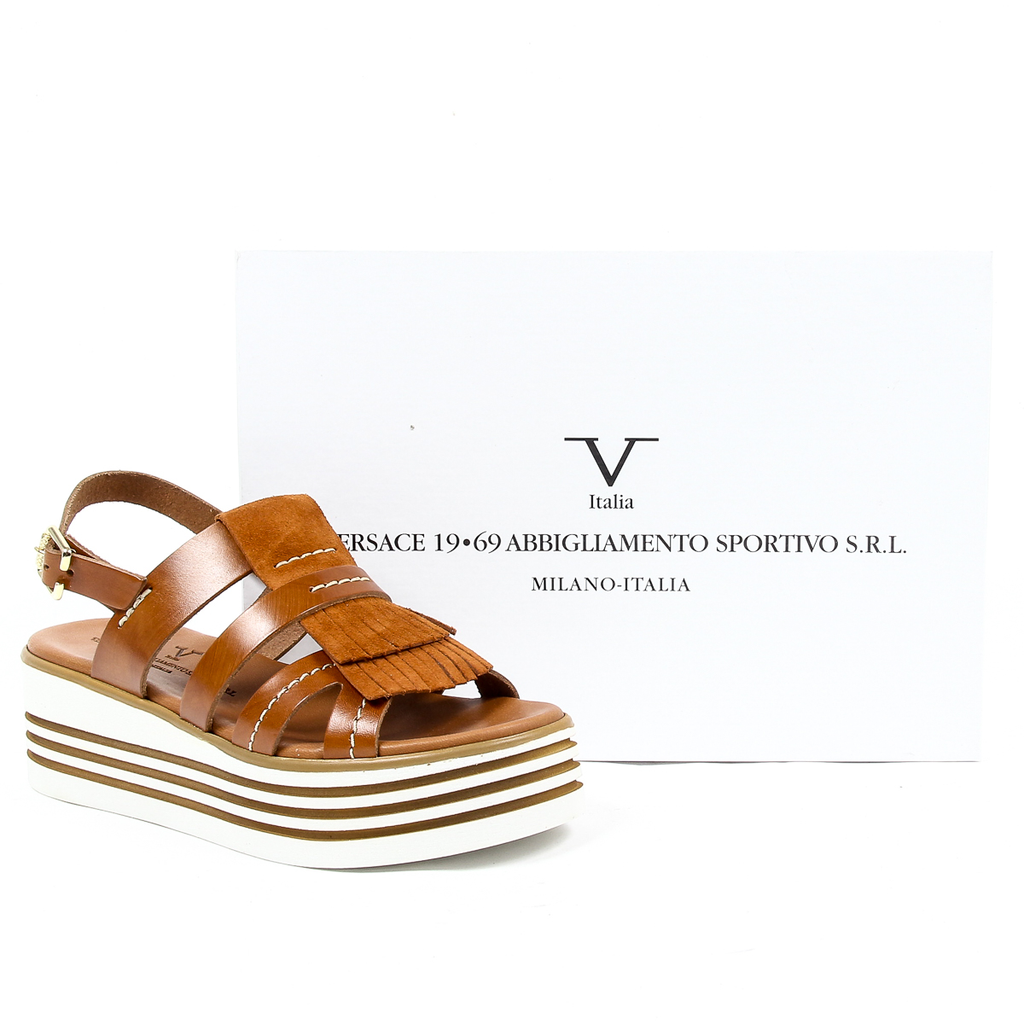 Sandalo flatform da donna V 1969 Italia