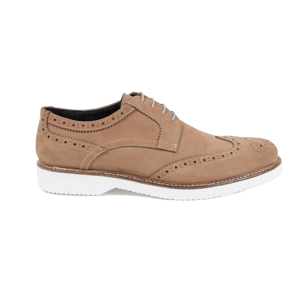 Scarpe brogue da uomo V 1969 Italia Marrone HARRY 5141 NABUK VAR 2