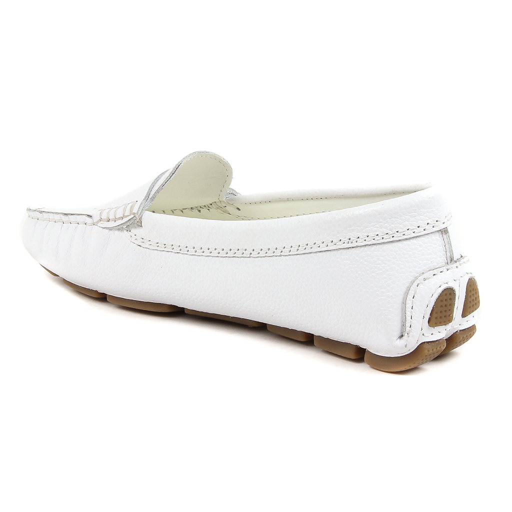 V 1969 Italia Mocassino da donna bianco AMALFI