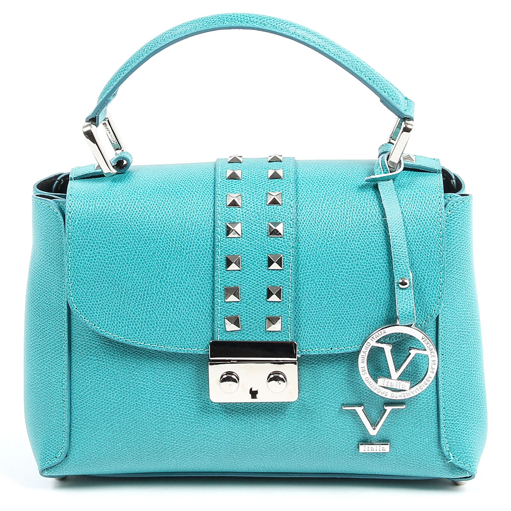 Borsa da donna V 1969 Italia V020-S PALMELLATO TURCHESE
