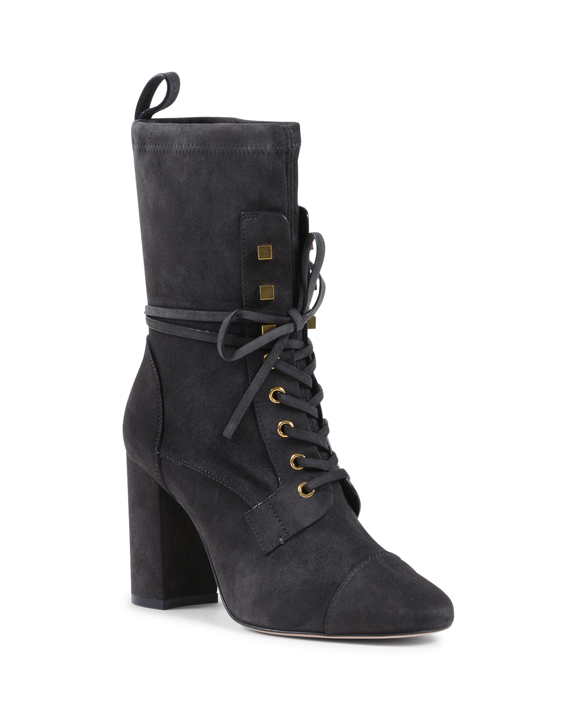 Stuart Weitzman Stivaletto corto da donna grigio scuro VERUKA